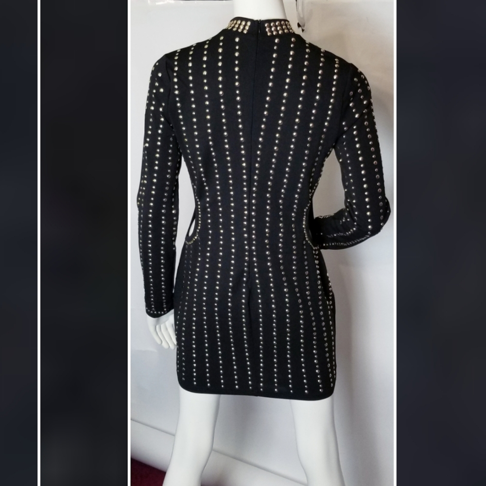 Studded Mini Dress - Picture 7 of 10